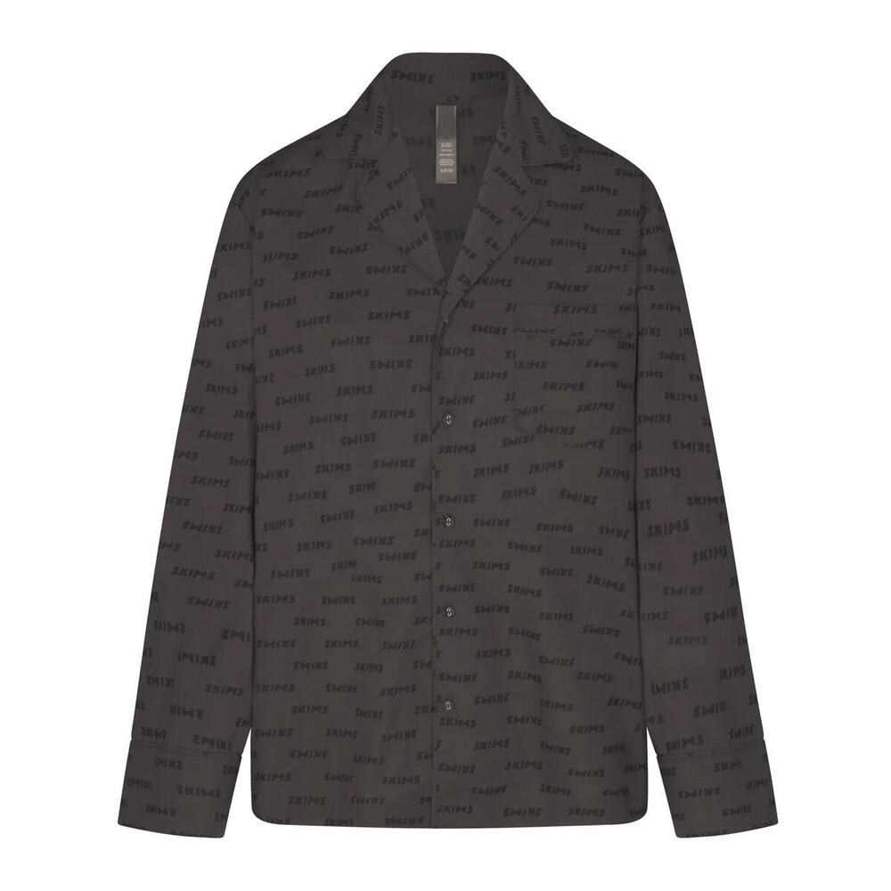 SKIMS Spa Button Up Sleep Top S